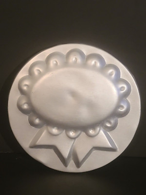 1975 Wilton 503-415 1975 Metal Cake Mold Blue Ribbon