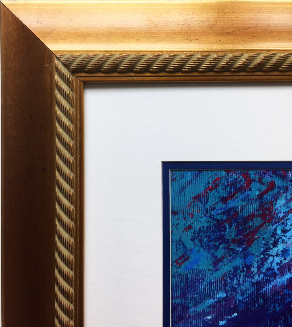 LeRoy Neiman "Brooklyn Bridge" (LARGE) CUSTOM FRAMED Art Lithograph New