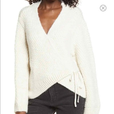 Pretty Chunky Wrap Cardigan 