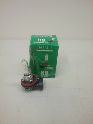H9 Greenlite Tungsten Halogen Lamp 12V - 65W 