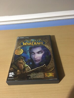 World of Warcraft Windows PC MAC CD-ROM 5 Disc Spiel ungetestet