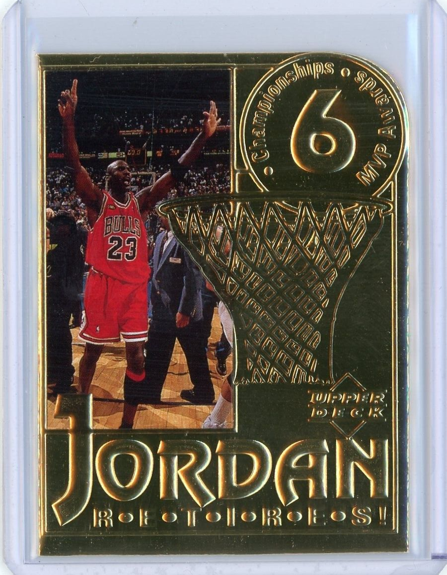 レア90S UPPERDECK JORDAN RETIREMENT CARD MICHAEL JORDAN UPPER DECK RETIREMENT SET 1999 88-89 CARD # 5