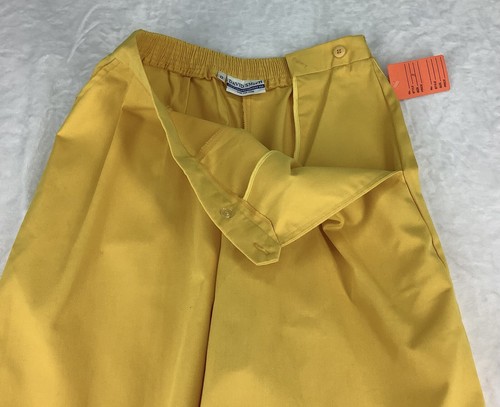 David Smith Shorts Womens Vintage 8 Yellow Embroidered Flowers New MFC250325/SS2 - Picture 3 of 9