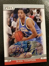2005 SAGE HIT Autographs Silver #A11 Dijon Thompson Basketball Card UCLA Bruins 