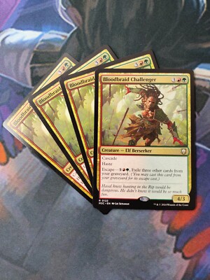 Bloodbraid Challenger x 4 | 7% Off 2+ | MH3 | NM | MTG