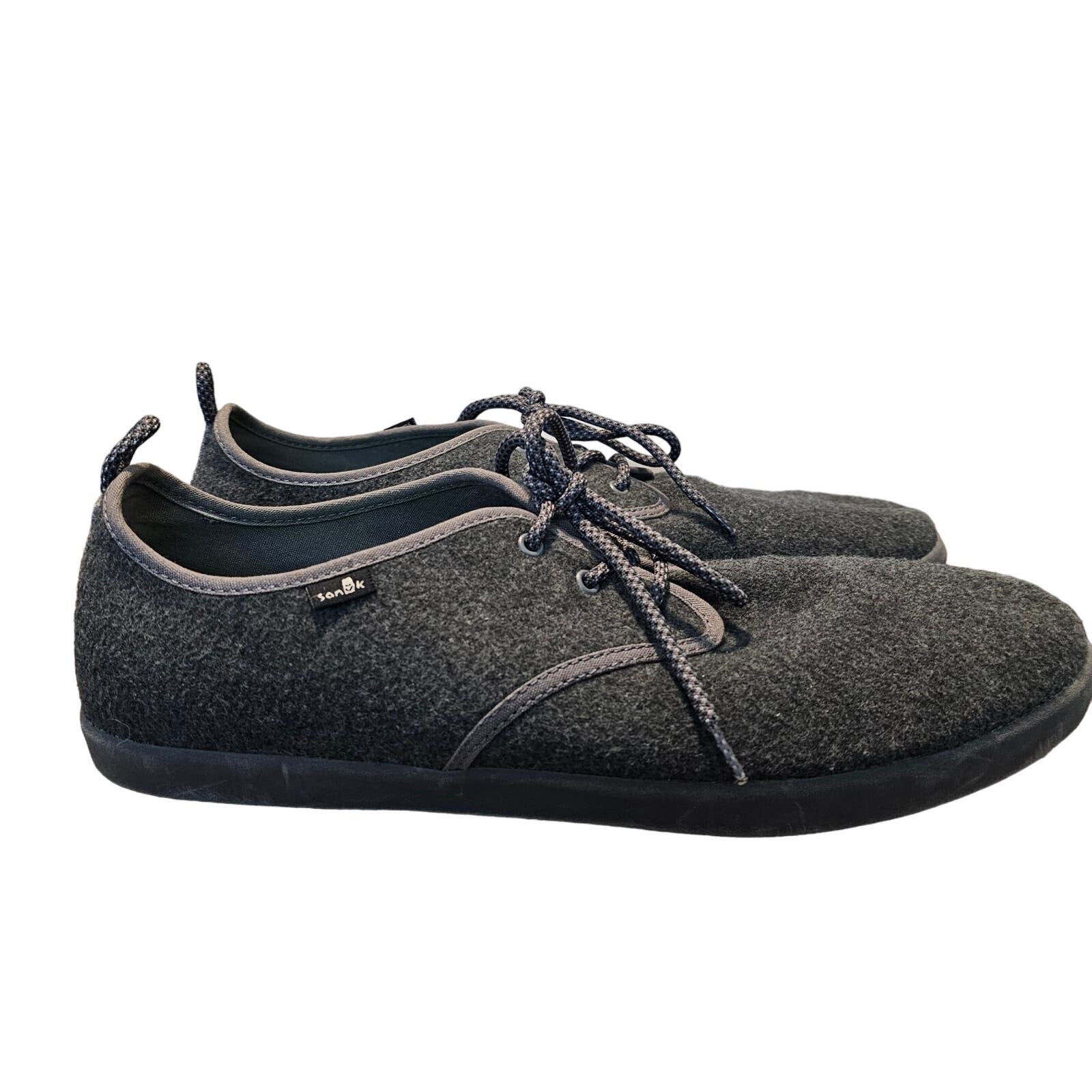 Sanuk Guide Men's Sneakers Size 14 Grey  Wool Lace Up Streetwear Fashion Sneaker