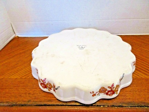 A 10" Shafford Oven to Table Porcelain Quiche Bowl Maison Buffet Pattern   - Picture 3 of 4