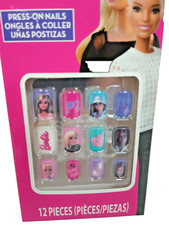 Barbie Prensa Uñas Niño Talla 6+ Caja de 12 Pegatinas Uñas