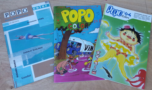 Popo color 1,2 et 4 manga, bd underground 1995-97 - Photo 1/2