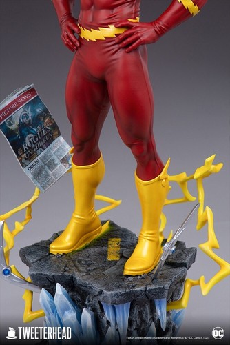Tweeterhead The Flash Maquette DC Comics Superman Sideshow Statue - Picture 15 of 15