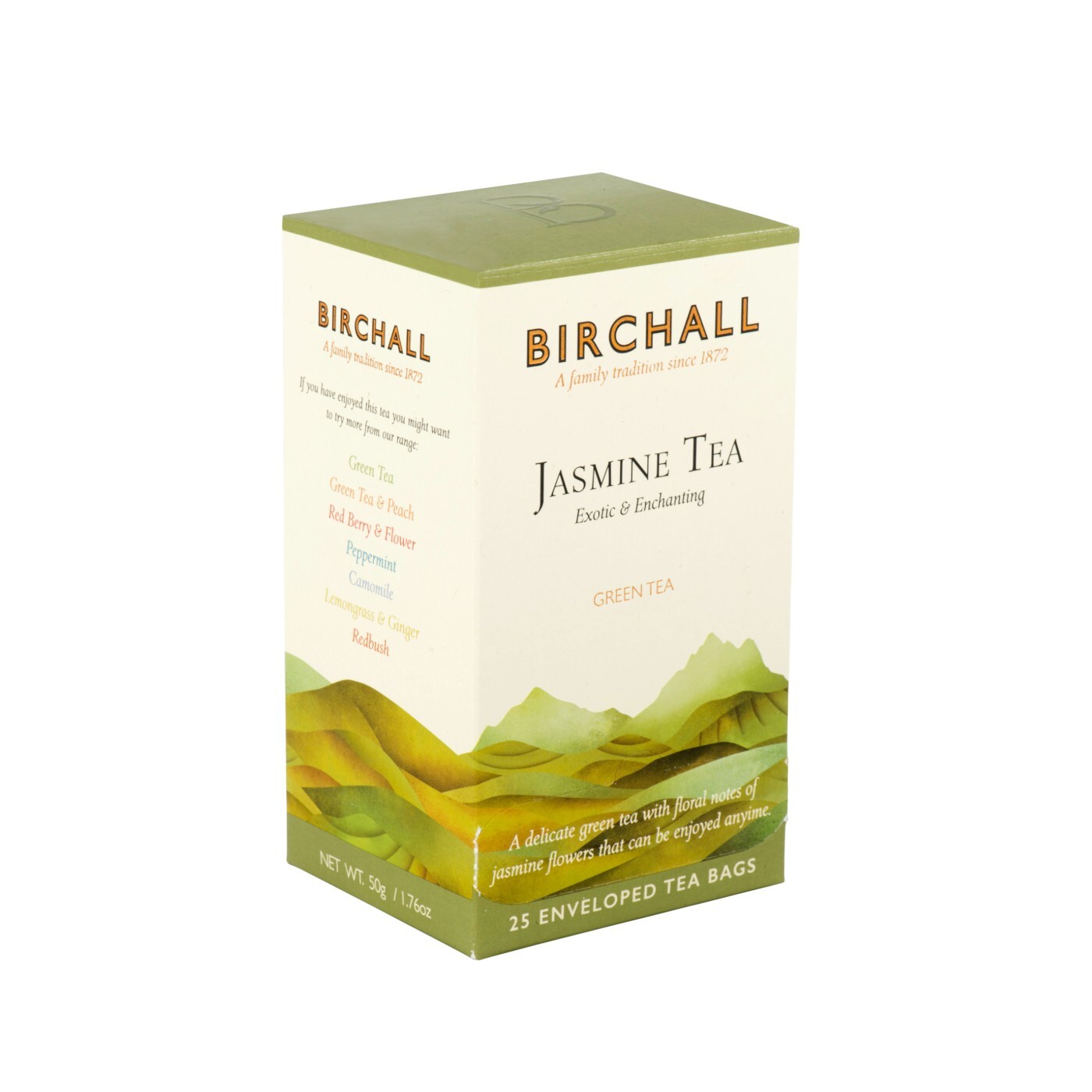 Birchall Jasmine Enveloped Tea Bags 6 x 25
