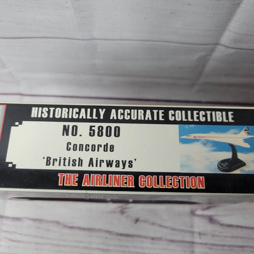 Model Power Airliner Collection 1:350 Diecast Concorde British Airways 5800 Jet - Picture 5 of 11