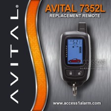 Avital 7352L 2-Way LCD Replacement Remote Control For The Avital 3300 System