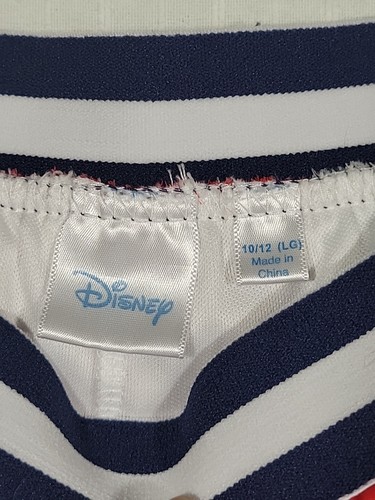 Disney Girls Pleated Skort Skirt In Red White And Blue Size Large - Picture 7 of 8
