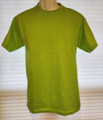 Men's Plain Blank Heavyweight Short Sleeve Tee T-Shirt TOPTEE Brand USA - Picture 9 of 12