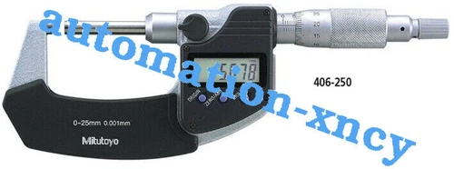 1 pcs mitutoyo 406-250  0-25-30  0.001mm Digital micrometer  0-25mm