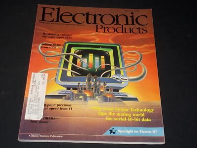 1987 APRIL 1 ELECTRONIC PRODUCTS MAGAZINE - COMPUTER INTERNET ISSUE - L 5876