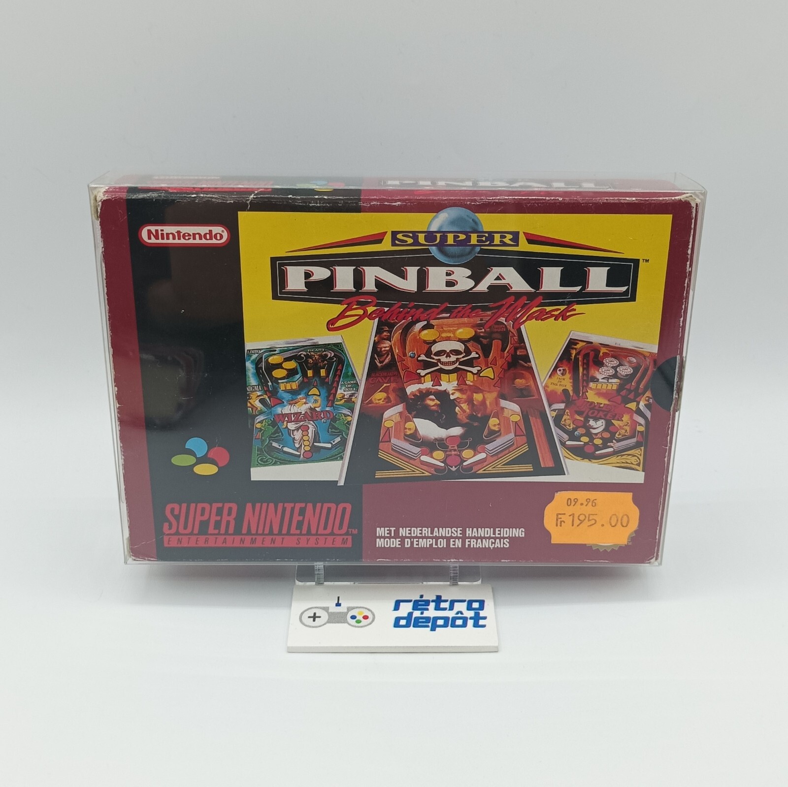 Super Pinball Behind The Mask - Super Famicom (SFC) - Complet NTSC-J - Bon état