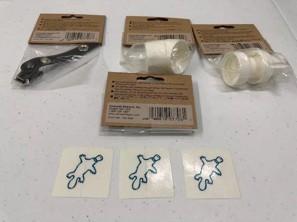 批量 8 件装鸭嘴兽推拉水瓶盖、夹子、补丁 — 第 2/4 张图片