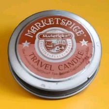Pike Place Market "Market Spice" Travel Candle in Tin Container NEW-Smells Great