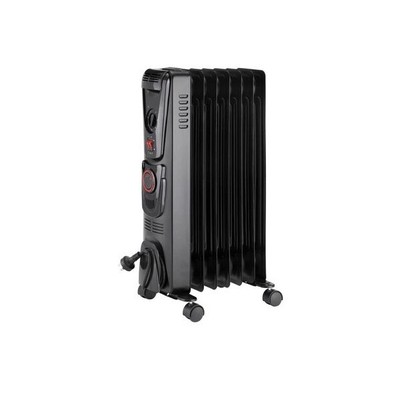 Arlec 1500W 7 Fin Oil Heater With 24Hr Timer 3 Settings Thermostat Castor  Wheels | eBay