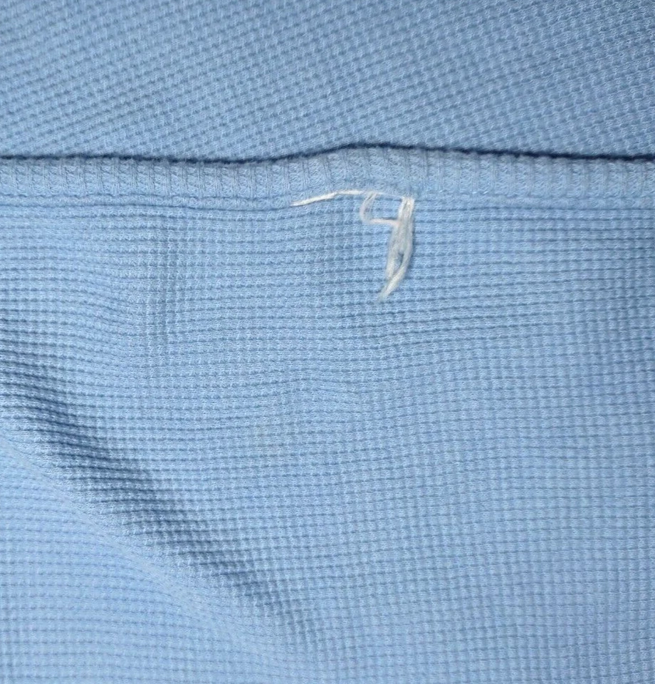 Manta térmica azul cachorro perro estrella fugaz bebé Lovey tejido gofre rojo blanco Foto 2 de 3