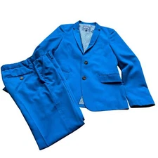 Appaman Boys Size 14 Blue 2-Piece Suit Set With Blazer & Pants