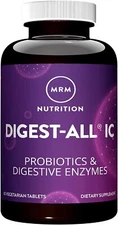 Digest All Enzyme Supplement with Probiotics 60 Count for Digestive Health