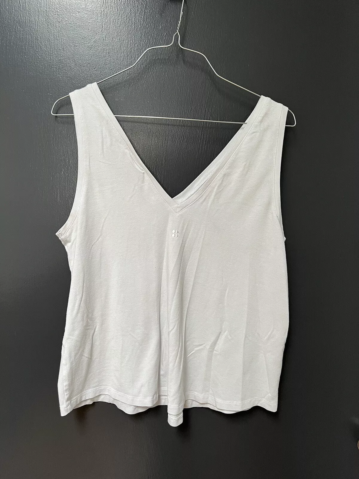 sweaty-betty v neck gym fitness tank-top