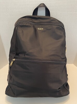 TUMI VOYAGEUR JUST IN CASE PACKABLE NYLON TRAVEL BACKPACK BLACK