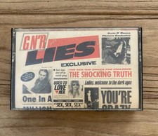 Guns N' Roses G N' R Lies 1988 Cassette Geffen Records Tested Rock N Roll Metal