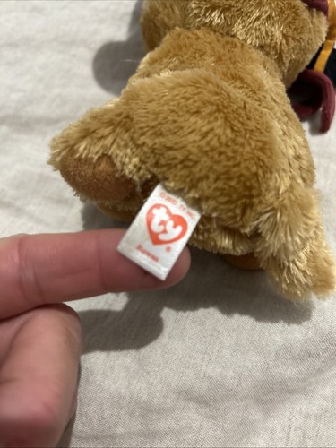 TY BEANIE BOOS ROWAN THE PIRATE DOG (ACC296 - Picture 8 of 10
