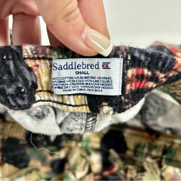 Nuevo Pijama Saddlebred Para Hombres Pantalones de Salón Pijamas Caza Negro Laboratorio Perro Beige Pequeño Foto 4 de 4