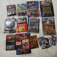 Lot of 11 NASCAR DIE CAST CARS WINNER'S CIRCLE indycar racing champion plus card