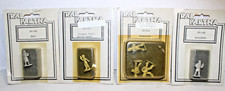 Ral Partha Miniatures Pewter Figures 20-109 20-006 20-111 20-105 Mint on Cards
