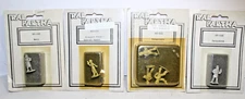 Ral Partha Miniatures Pewter Figures 20-109 20-006 20-111 20-105 Mint on Cards