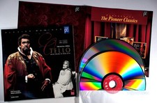 Otello 2x LaserDisc 1992   PLacido Domingo, Kiri Te Kanawa, Opera, Othello