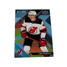 2024-25 Upper Deck Allure NHL Card #22 Luke Hughes, New Jersey Devils