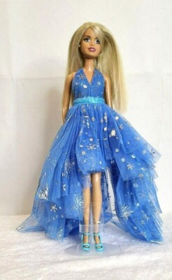 blue and white barbie dress Sequined Blue and White Barbie Dress – Enjoy Life with Psoriasis