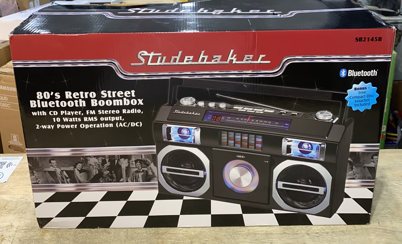 Studebaker SB2145B 80s Retro Boombox eBay