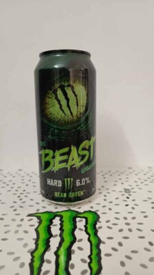 Monster The Beast Mean Green hard 6% USA 473ml (vuota/empty) | eBay