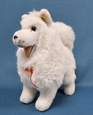 Vintage Steiff 4121/30 Spits Pomeranian Dog Button Tag Chest Tag