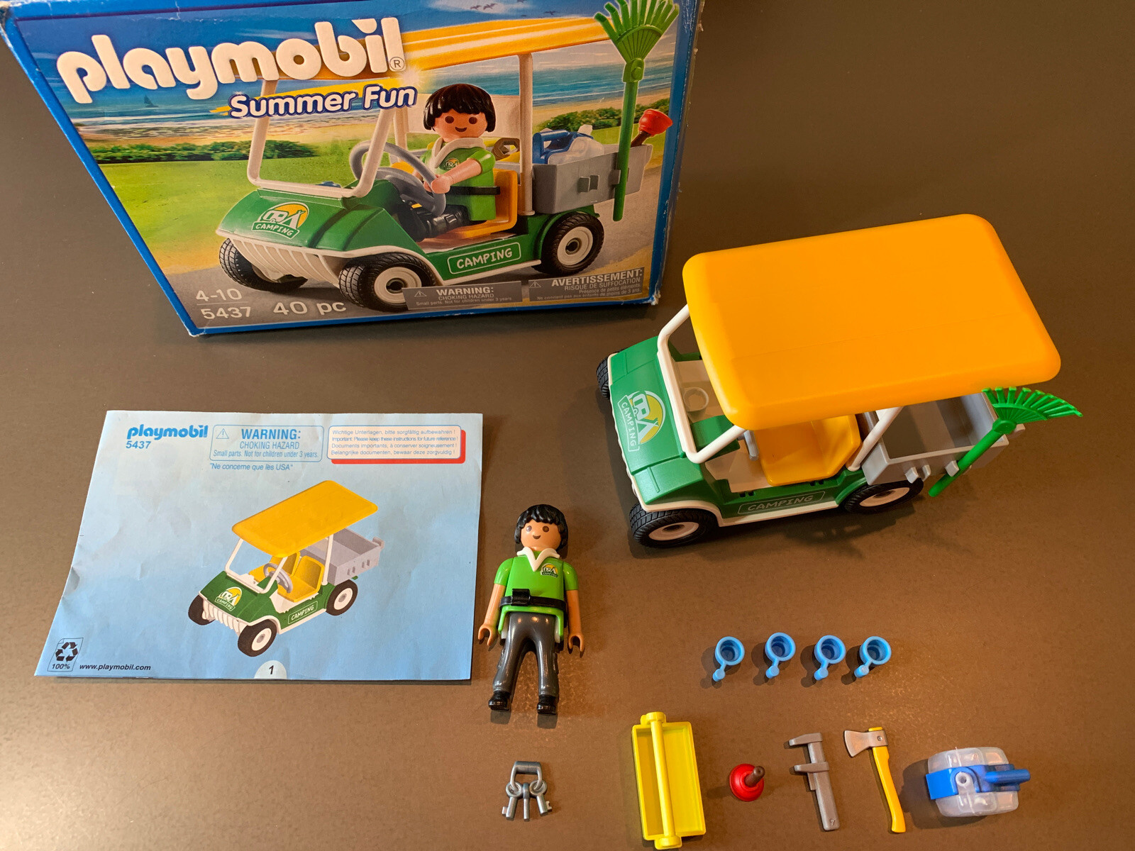 playmobil city life camping