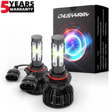 For GMC Acadia 2013-2019 LED Combo Headlight Kit High/Low Beam Bulbs White 6000K