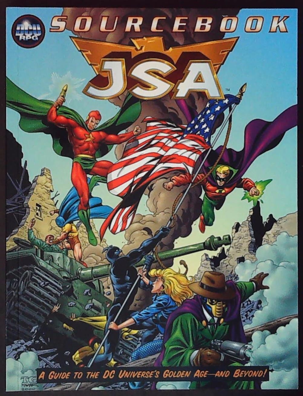 DCU ROLEPLAYING GAME JSA SOURCEBOOK (2001) - SOFTCOVER