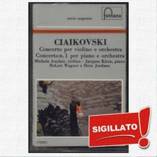 CIAIKOVSKI"CONCERTO PER PIANO E PER VIOLINO"MUSICASSETTA SIGILLATA SERIE FONTANA