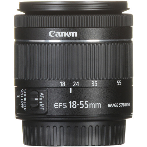 Canon EF-S 18-55mm f/3.5-5.6 IS STM Lens (White Box) for Canon EOS Rebel Series - Picture 1 of 1