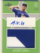 ANTHONY URSITTI 2020 Leaf Perfect Game PG PATCH AUTO /25 FLORIDA