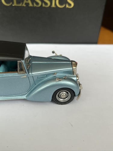 ALVIS TA21 DROPHEAD OPEN 1953 1/43 MODELLO IN METALLO BIANCO DI J & M CLASSICS - Foto 2 di 14