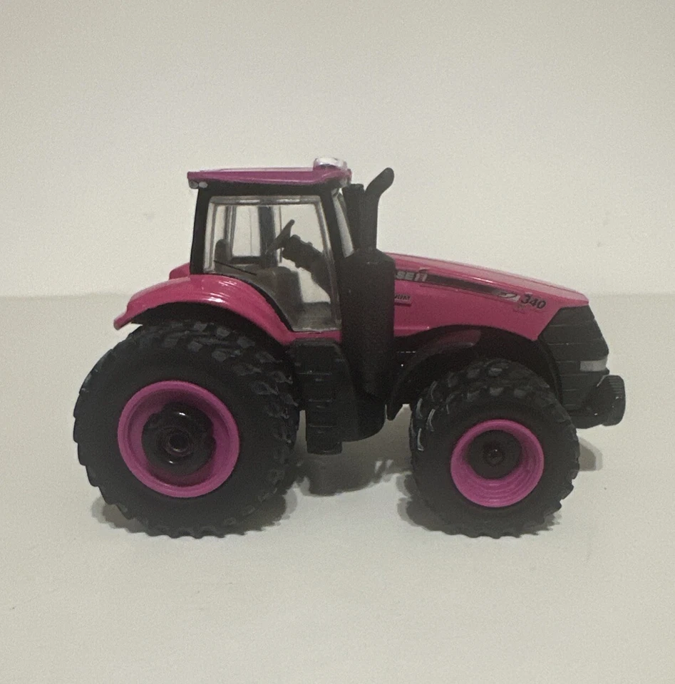 1:64 Case IH AFS Connect Magnum 340 w/ Front & Rear Duals - Pink by Ertl - Image 2 of 4